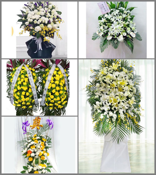 福建漳州平和县霞寨镇群英村白事花篮预定