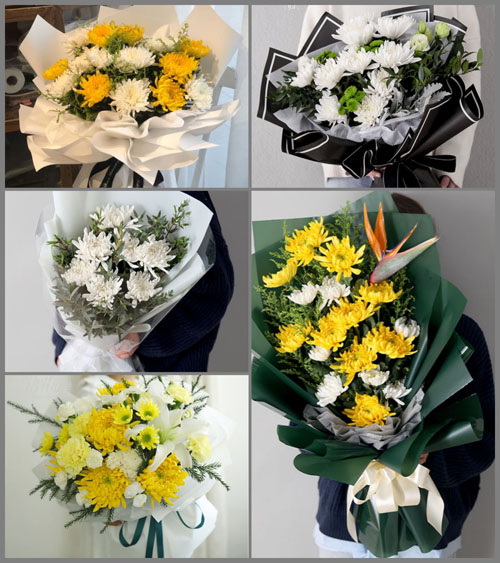 福建漳州平和县霞寨镇群英村白事花束代送